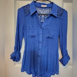Mine royal blue blouse. Size small